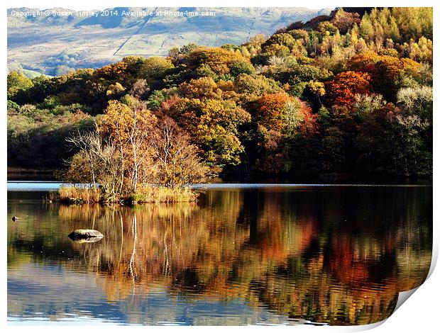 Rydal Water Print by Susan Tinsley