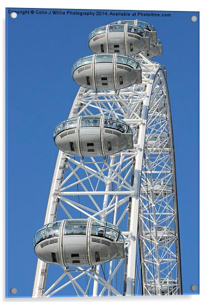  The London Eye Acrylic by Colin Williams Photography