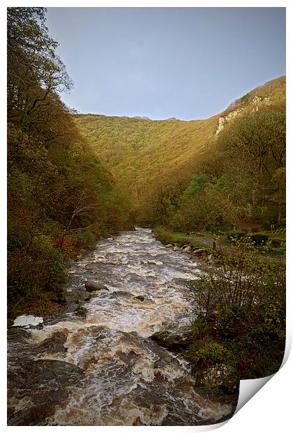 The East Lyn Valley in Autumn  Print by graham young