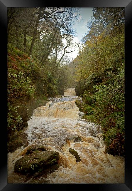 Watersmeet Falls  Framed Print by graham young