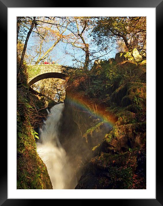  Aira Force rainbow  Framed Mounted Print by Susan Tinsley