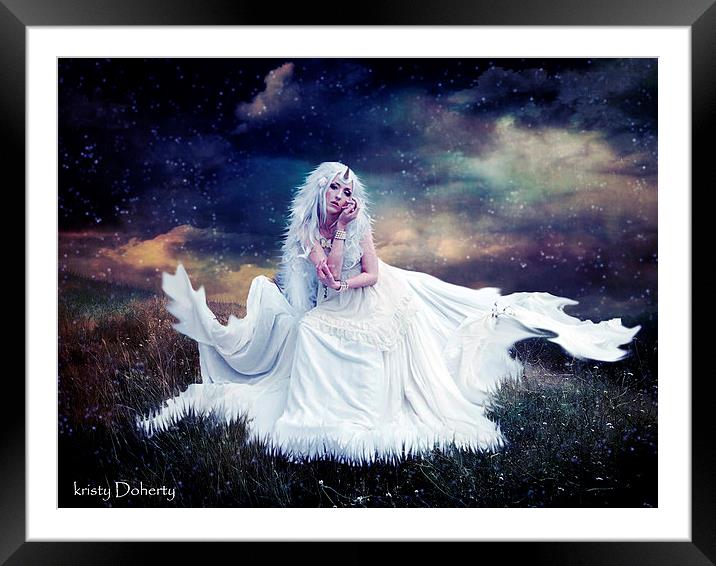  The Last Unicorn  Framed Mounted Print by kristy doherty