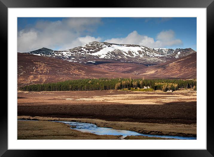  Lochnagar Framed Mounted Print by Mike Stephen