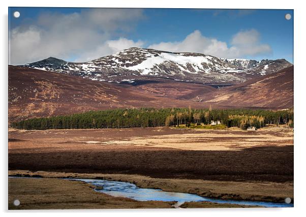  Lochnagar Acrylic by Mike Stephen