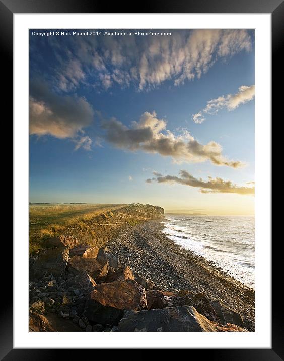  Lilstock Cliffs Framed Mounted Print by Nick Pound