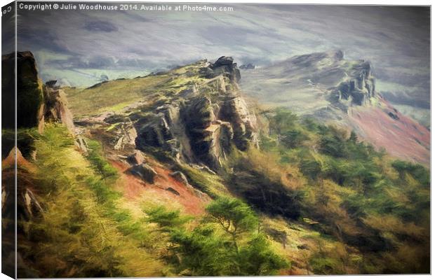 The Roaches Canvas Print by Julie Woodhouse