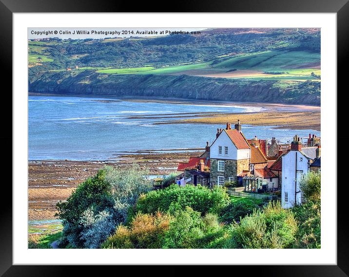  Robin Hoods Bay North Yorkshire Framed Mounted Print by Colin Williams Photography