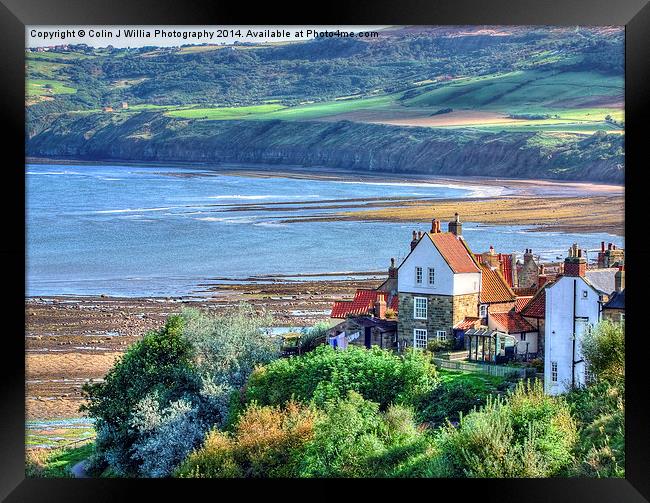  Robin Hoods Bay North Yorkshire Framed Print by Colin Williams Photography
