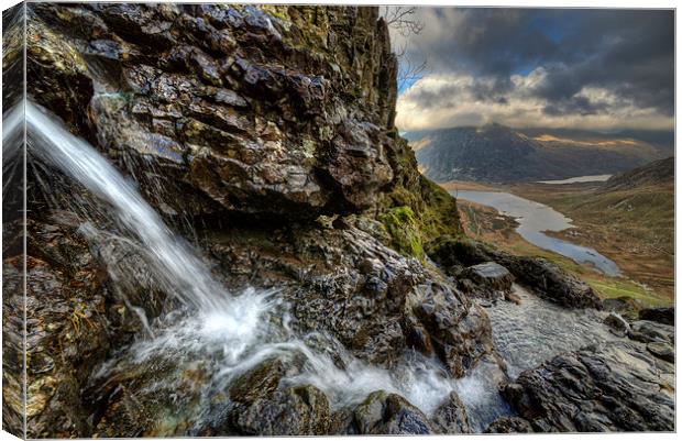  River at Cwm Idwal Canvas Print by Rory Trappe