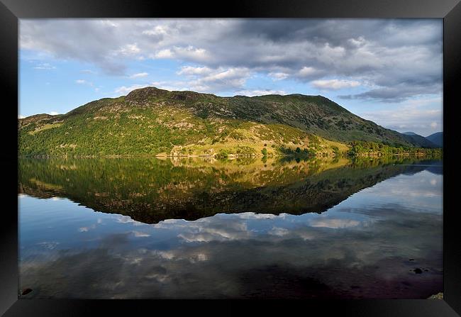  Reflections on Ullswater Framed Print by Gary Kenyon