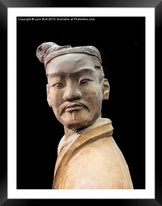  Terracotta Warrior Framed Mounted Print by Lynn Bolt