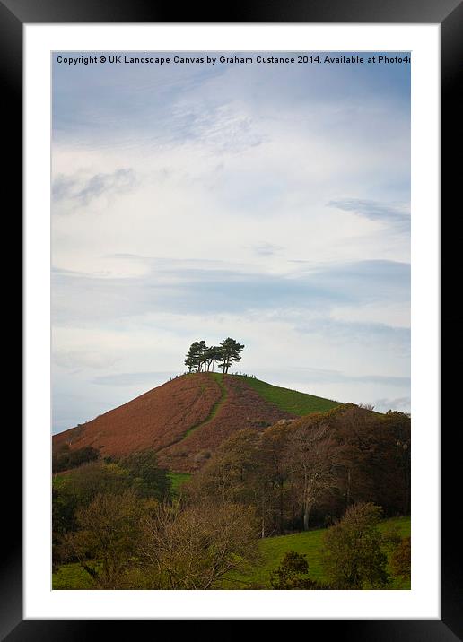  Colmer Hill Framed Mounted Print by Graham Custance