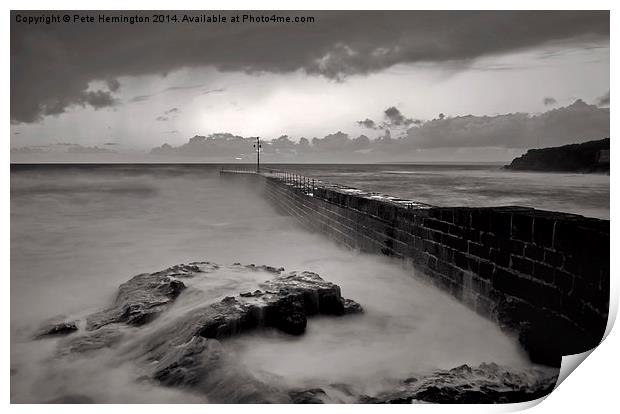  Porthleven in Cornwall Print by Pete Hemington