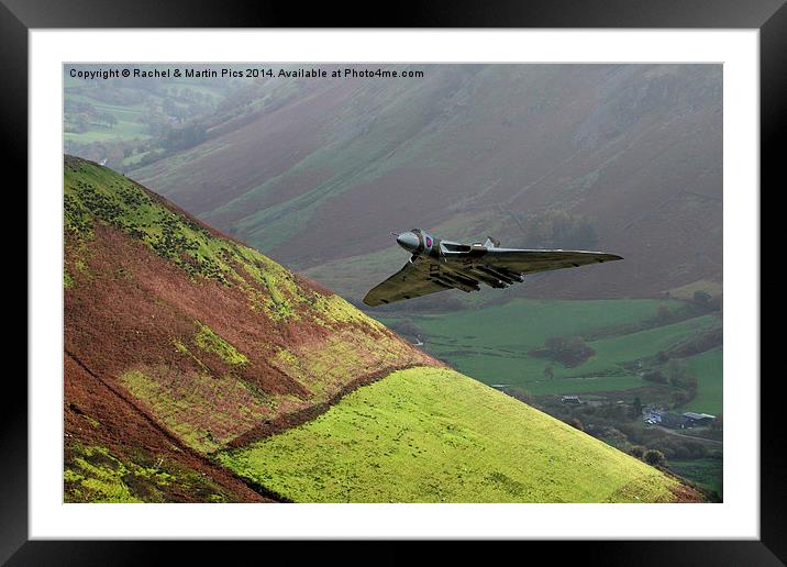 Vulcan Low level Framed Mounted Print by Rachel & Martin Pics