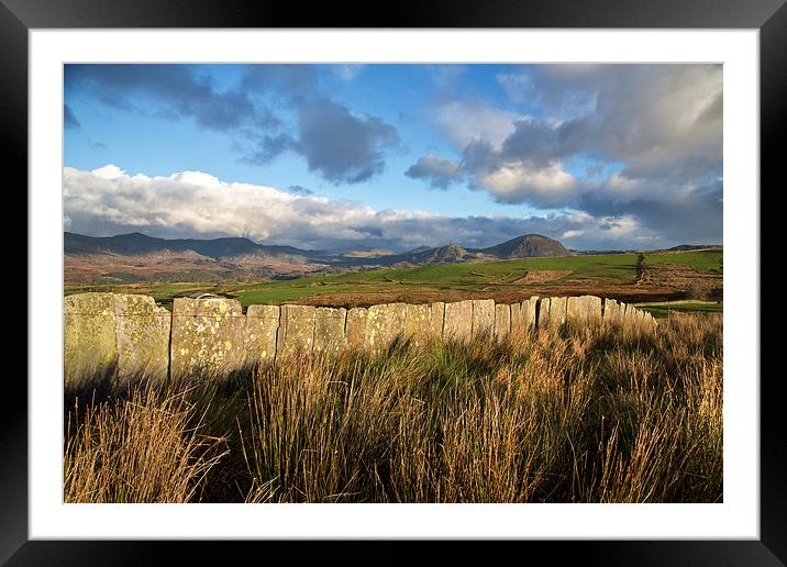  The Moelwyn Range Framed Mounted Print by Rory Trappe