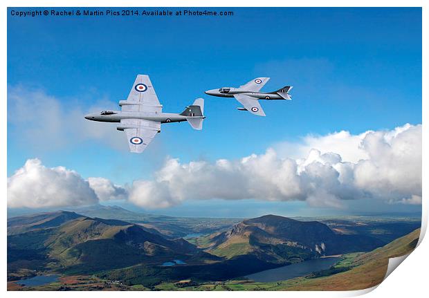  Canberra and Hunter Print by Rachel & Martin Pics