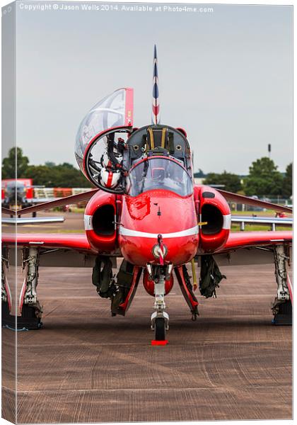  Red Arrows Canvas Print by Jason Wells