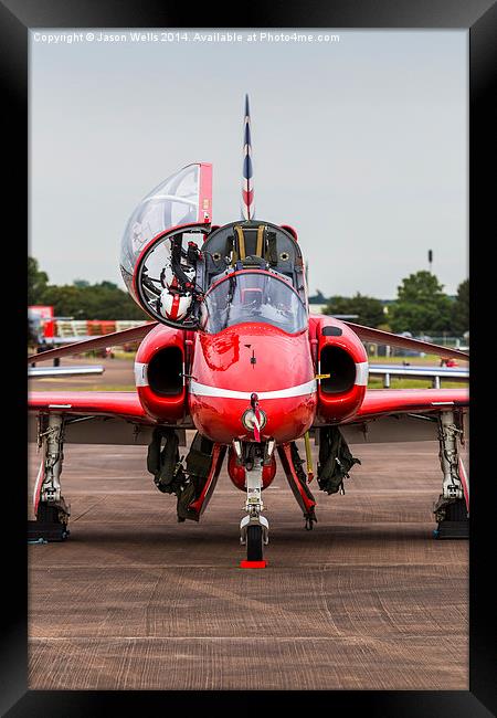  Red Arrows Framed Print by Jason Wells