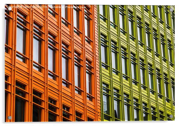 Colourful offices in London Acrylic by Jason Wells