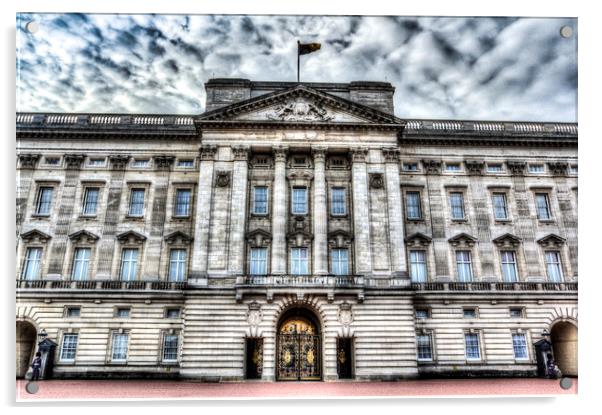  Buckingham Palace London Acrylic by David Pyatt