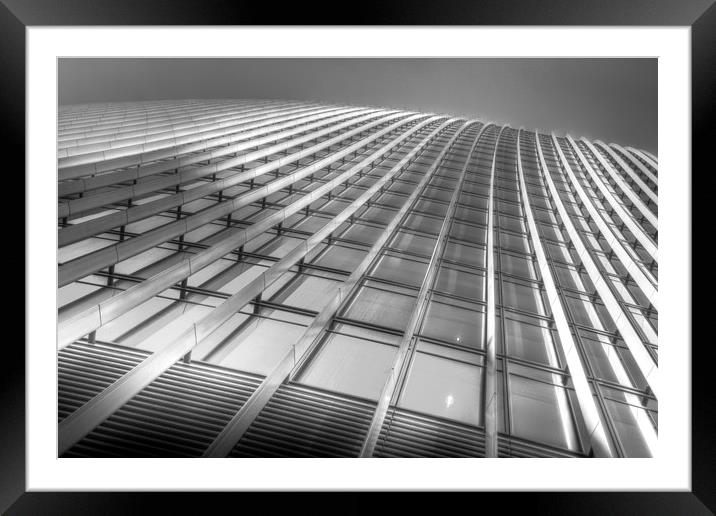 The Walkie Talkie Abstract Framed Mounted Print by David Pyatt