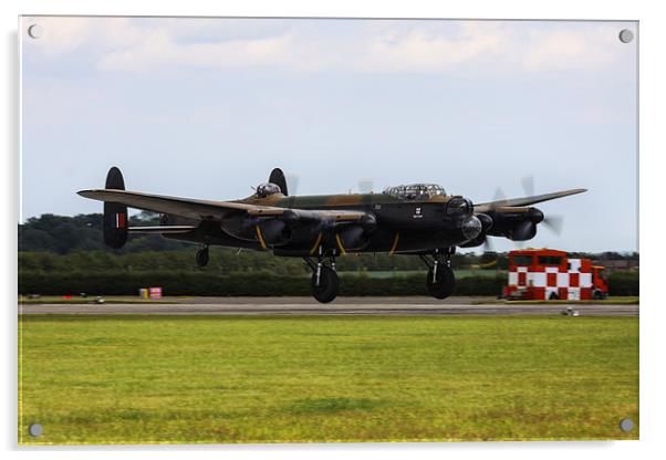 Lancasters return to base Acrylic by Oxon Images