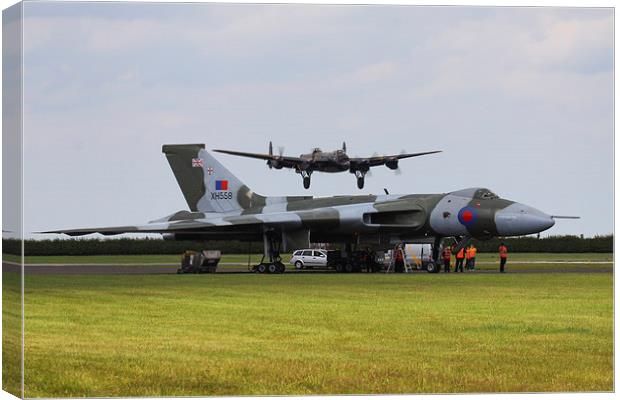  Avro Sisters at Waddington Canvas Print by Oxon Images
