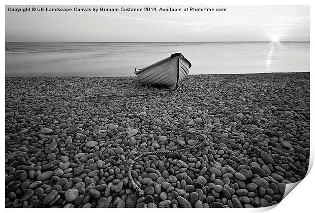  Chesil Beach Print by Graham Custance