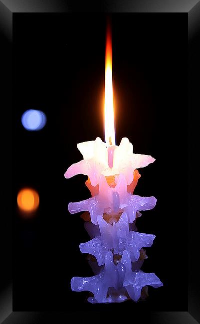 Enchanting Spinal Candlelight Framed Print by Graham Parry
