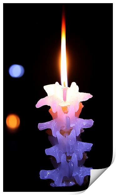 Enchanting Spinal Candlelight Print by Graham Parry
