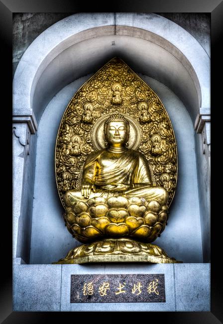 The Buddha London Framed Print by David Pyatt