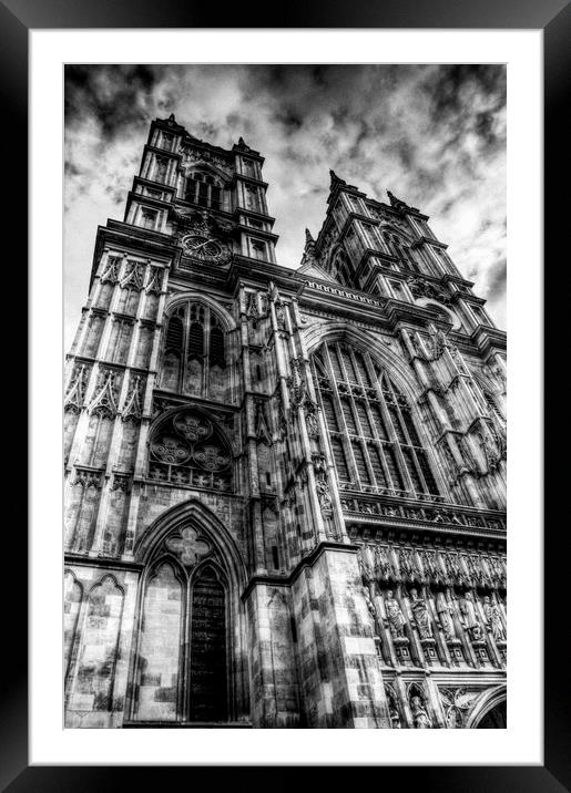 Westminster Abbey London Framed Mounted Print by David Pyatt