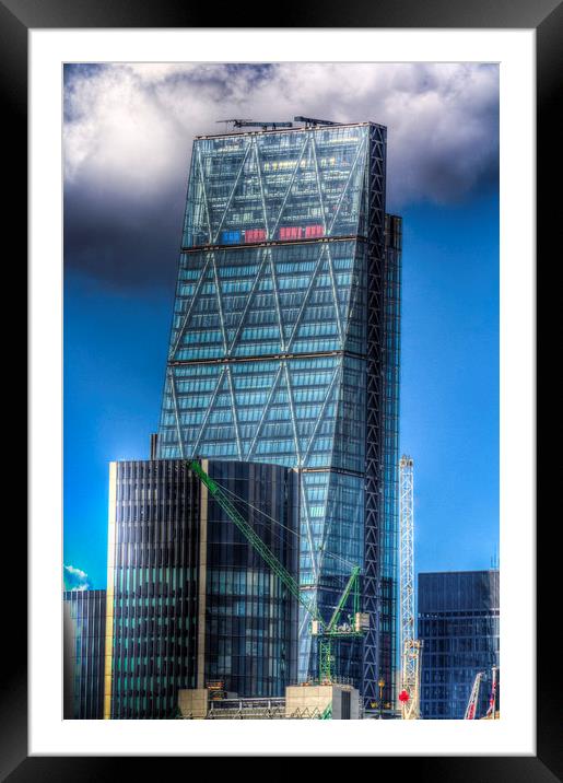 The Cheese Grater London Framed Mounted Print by David Pyatt