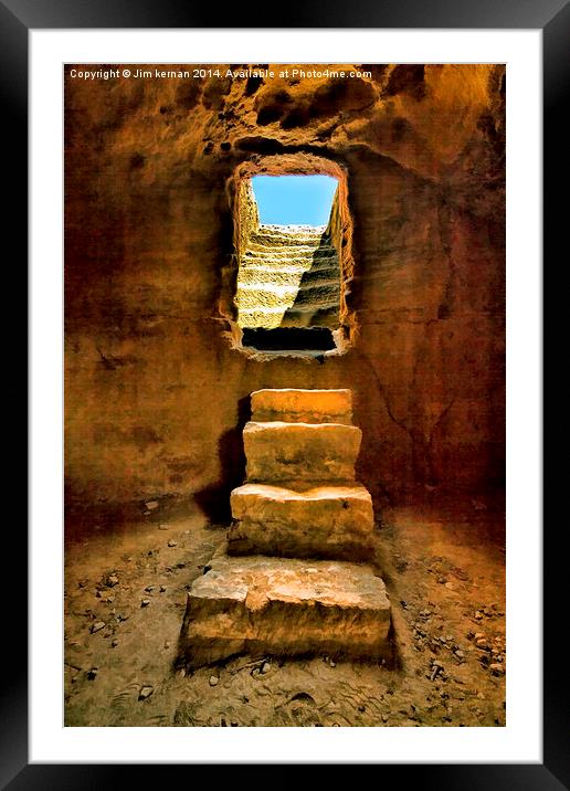  The Steps To A Brighter Future Framed Mounted Print by Jim kernan
