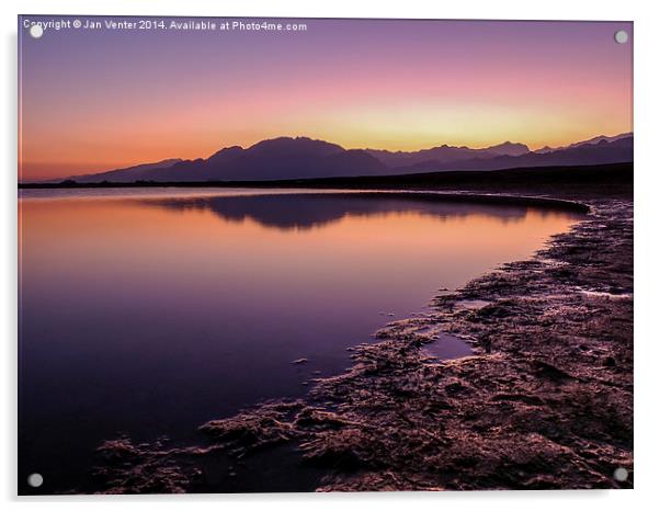  Magic pool Acrylic by Jan Venter