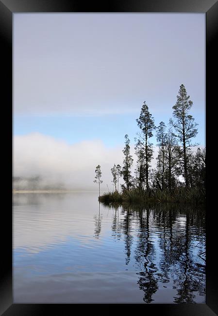 Lake Haupiri morning Framed Print by Peter Righteous