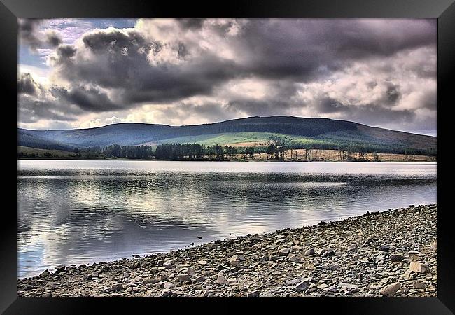  Catcleugh Reservoir Framed Print by kevin wise