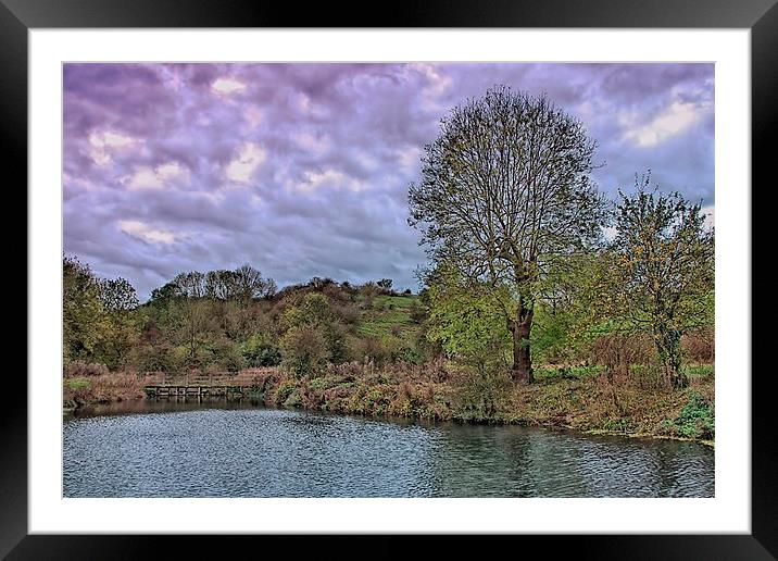  Wharram Percy fish pond Framed Mounted Print by kevin wise