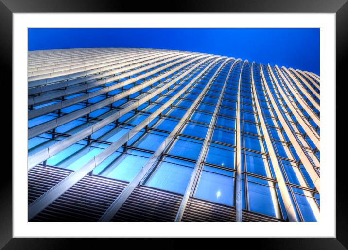 The Walkie Talkie Abstract Framed Mounted Print by David Pyatt