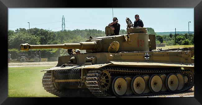  tiger tank 131 Framed Print by nick wastie