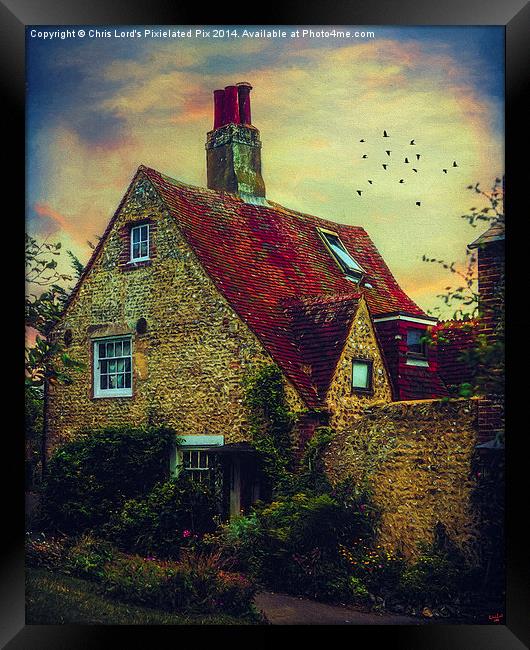  Cosy Cottage Framed Print by Chris Lord