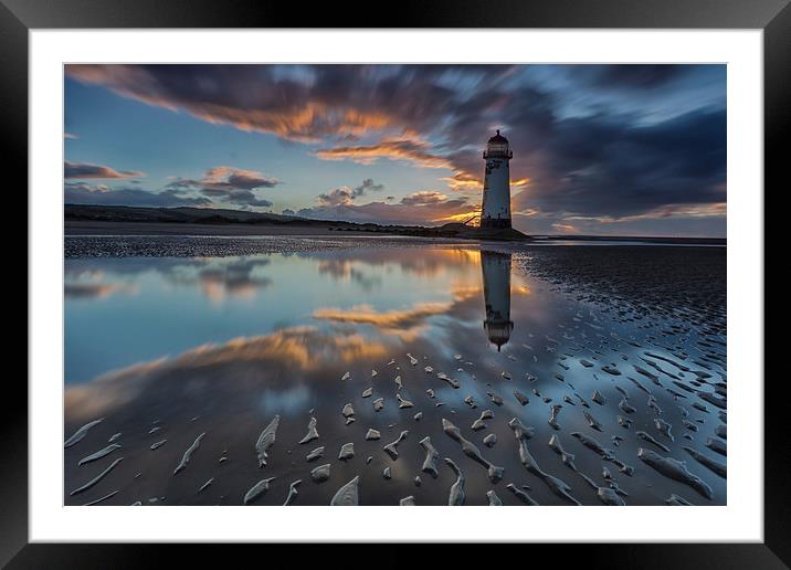 Lighthouse Reflection  Framed Mounted Print by Jed Pearson