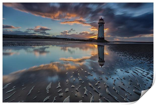 Lighthouse Reflection  Print by Jed Pearson