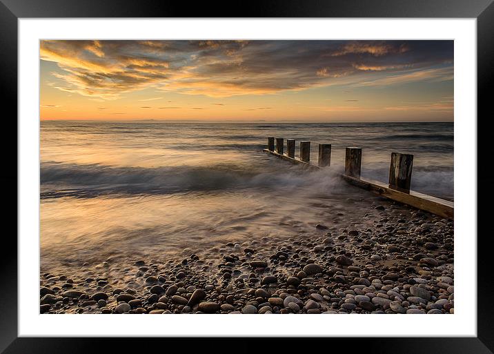  Chatter Of Pebbles Framed Mounted Print by Mike Custer