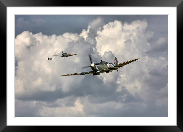 222 Squadron  Framed Mounted Print by J Biggadike