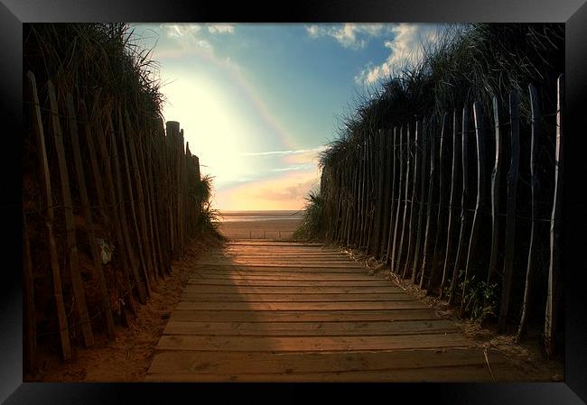  Trip To Beach Framed Print by Christian Corbett