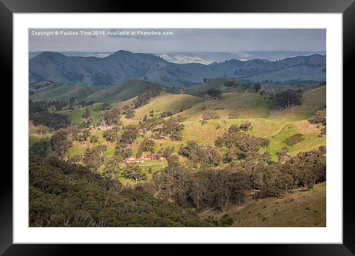 Murchison's Gap, Victoria, Australia   Framed Mounted Print by Pauline Tims