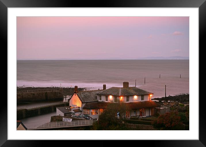 The Rock House at Lynmouth  Framed Mounted Print by graham young