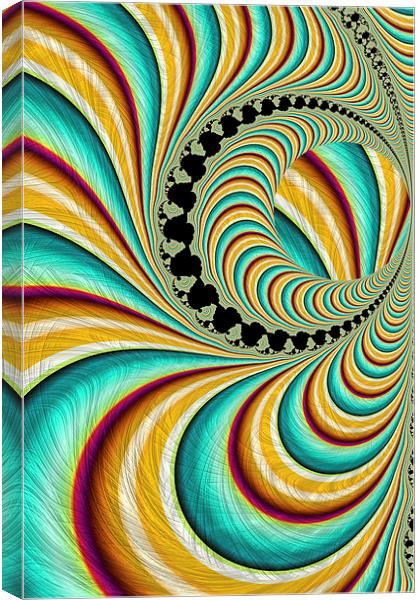Candy Swirls Canvas Print by Steve Purnell