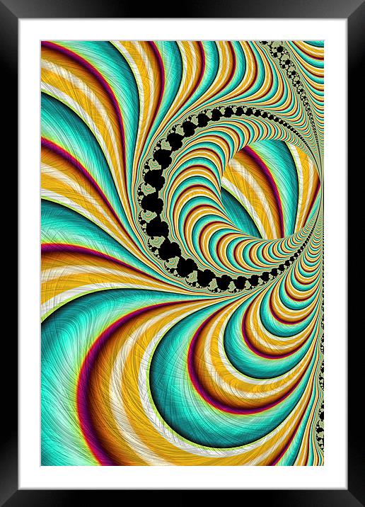 Candy Swirls Framed Mounted Print by Steve Purnell